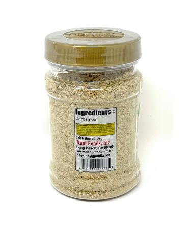 Indian Pure Green Cardamom Powder 3oz | Natural, Salt Free, Vegan, NON GMO | Desi Kitchen Spices | Guaranteed Freshness & Aroma - Buy Online on GoSupps.com