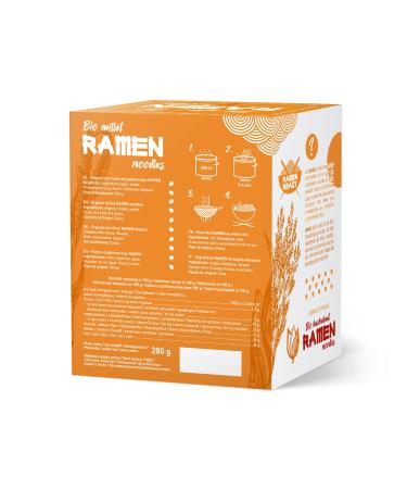 Organic Gluten-Free Ramen Noodles - Vegan Low-Calorie Fat-Free Soy-Free Water-Soluble (280g 2-Pack) - Healthy Diet Food - Buy Online on GoSupps.com
