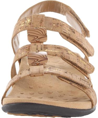 Vionic Rest Amber Women's Backstrap Sandal - Gold Cork, Size 8 - Buy Online on GoSupps.com
