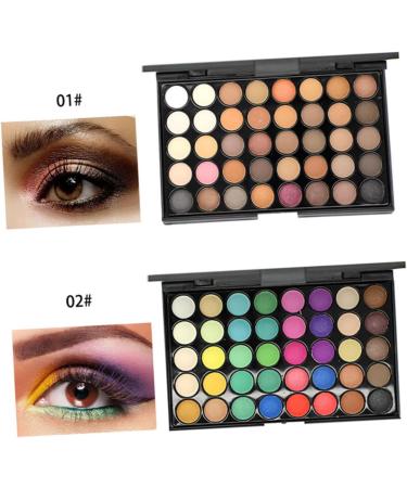 POPETPOP 2pcs 40 Eyeshadow Makeup Palette Eye Shadow Smoky Makeup 1 count (Pack of 1) As Shownx2pcs - Buy Online on GoSupps.com