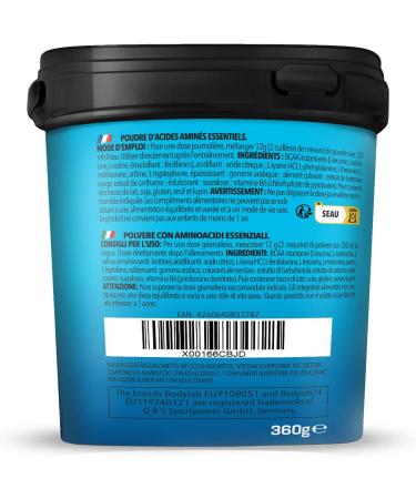 BODYLAB24 EAA Essential Amino Acids Watermelon 360g | High BCAA & EAA Vitamin B6 | Delicious Fruity Flavor | International Shipping - Buy Online on GoSupps.com
