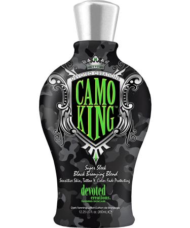 Devoted Creations CAMO KING Black Bronzing Lotion 12.25 oz - Instant Tan Boost - Buy Online on GoSupps.com