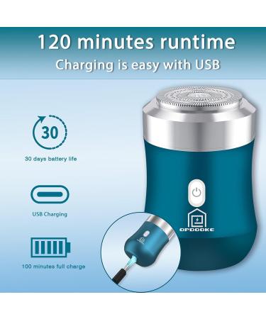 2024 Opdooke Mini Electric Razor for Men & Women - Waterproof 120mins Runtime Travel Size 8000RPM Shaver - Ideal Toiletries for On-The-Go Grooming - Buy Online on GoSupps.com