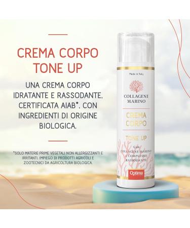 Collagen Marine Tone Up Body Cream with Marine Collagen and Firming Complex 200 ml - Buy Online on GoSupps.com