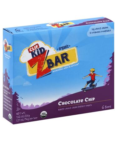 Cliff Bar Zbar Og Choc Chip 6-Count (Pack of 3)