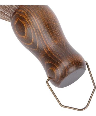 Neck Dusting Brush Hairdressing Brush Neck Facial Hairdressing Neck Brush with Wooden Handle - Buy Online on GoSupps.com