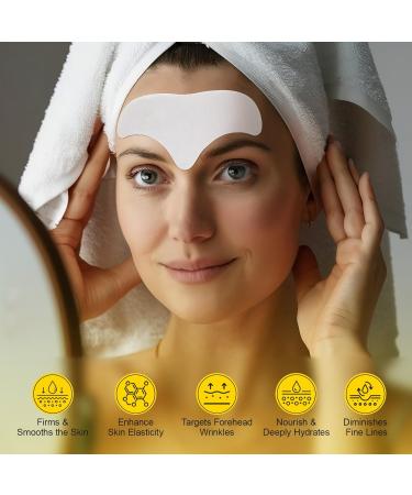 Marianp Forehead Wrinkle Patches - Anti-Wrinkle Snail Mucin & Collagen Patches for Overnight Use | Smooth Fine Lines & Wrinkles (14 Patches - Buy Online on GoSupps.com