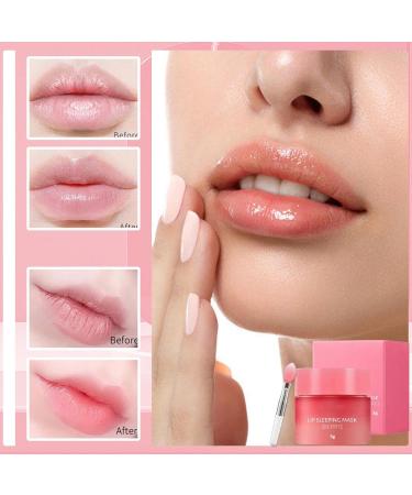Hydrating Lip Masks Overnight | Long-Lasting Lip Moisturizer & Care Set with Brush | Best Lip Balm for Dry Lips - Buy Online on GoSupps.com