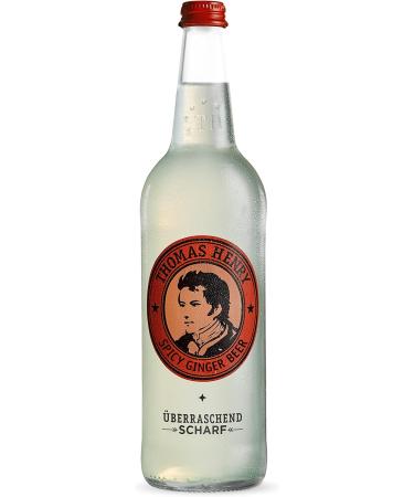 Thomas Henry Spicy Ginger Beer - 6 x 0.75L Glass Bottles | Perfect for Cocktails & Long Drinks - Buy Online on GoSupps.com