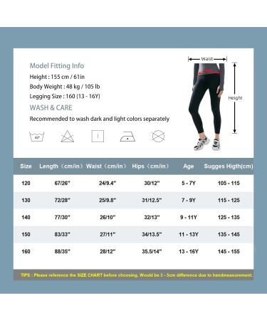 Kiderence Youth Girls White Athletic Capri Leggings - Size 11-13 Years | Dance, Running, Yoga Shorts - Buy Online on GoSupps.com