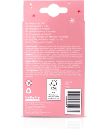 Christmas Children's Press-On Nails - Kids - 24 press-on - Festive Nails - Buy Online on GoSupps.com