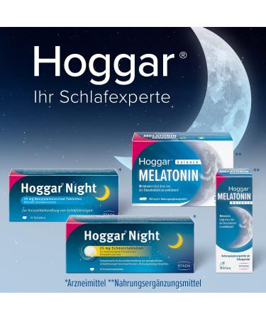 Hoggar Night Sleeping Pills | 10 Tablets for Relaxing Sleep & Acute Sleep Disorders - International Shipping Available - Buy Online on GoSupps.com