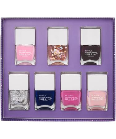 Nails.INC Let's Go Disco 7-Piece Nail Polish Set (Worth Value 75) - Buy Online on GoSupps.com