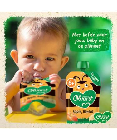 Nutricia Nederland BV Olvarit Squeeze Fruit 6+ Months Coconut Forest Fruits 6 x 100g Coconut Forest Fruits - Buy Online on GoSupps.com