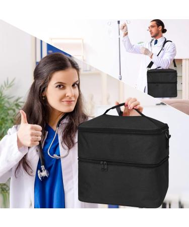 Pill Bottle Organizer Bag - Medication Storage & Travel Case with Shoulder Strap - Buy Online on GoSupps.com