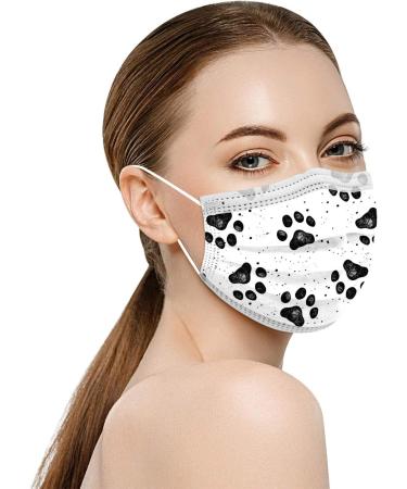 Winfer Disposable 3-Layer Mouth & Nose Protection - 50/100 Colorful Adult Bandanas | Breathable Scarves for Men & Women - Buy Online on GoSupps.com
