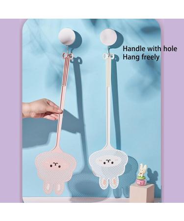 BAMFY 2 Pcs Fly Swatter Manual Plastic Fly Swat Set with Long Handle Fly Swatters Indoor Outdoor Fly Killer for Classroom Office Kitchen Home (Color : A) - Buy Online on GoSupps.com
