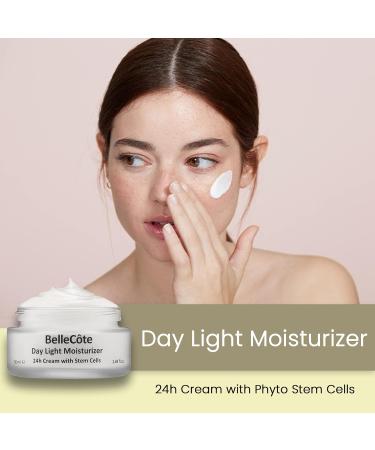 Skin Moisturizer Brightening Face Cream | Hyaluronic Acid & Vitamin C+E for Rosacea & Anti-Aging | Instant Wrinkle Filler & Hydrating Treatment - Buy Online on GoSupps.com