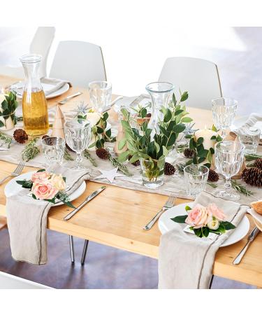 2 Pcs Boho Rose Flower Cake Topper Decorations Simulation Cake Decoration Flowers 3 and 4 Heads Rose Flower Cake Toppers Artificial Plants Flower Cake Decorations for DIY Birthday Wedding Party - Buy Online on GoSupps.com