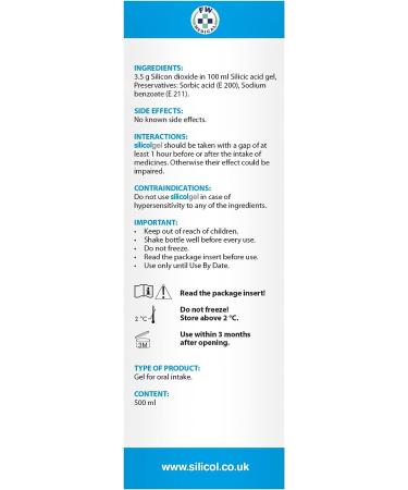 Saguna Silicol Gel 500ml - Relief for Digestive Discomforts - Buy Online on GoSupps.com