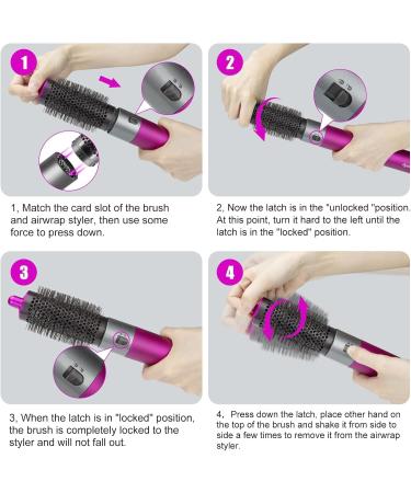 Hair Curling Attachments Part with Adapter for Dyson Hair Dryer Converting to Dyson Airwrap Hair Styler - Buy Online on GoSupps.com