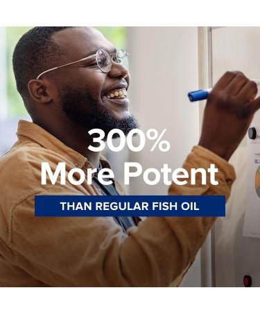 GNC Triple Strength Fish Oil Mini Omega 3 Supplement 1000mg EPA and DHA Supports Heart Brain Skin Eye and Joint Health 120 Mini Softgels - Buy Online on GoSupps.com