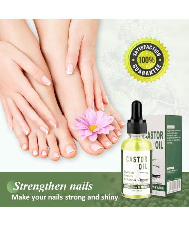 Organic Castor Oil Cold Pressed Pure - 100% Natural Care stimulates and strengthens the growth of hair beard eyelashes eyebrows nails cuticles and skin - Buy Online on GoSupps.com