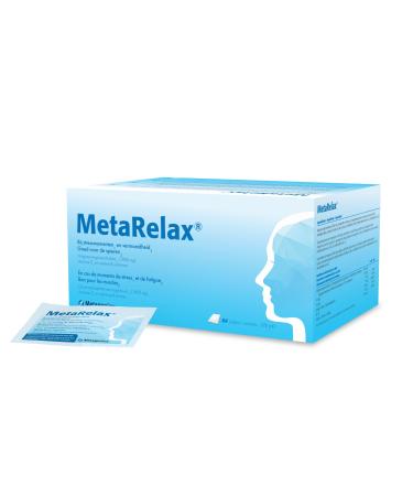 MetaRelax Magnesium and Vitamins Food Supplement Against Stress Fatigue and Muscle Tension Citrus Flavor 84 Sachets Eco Format 3 Months