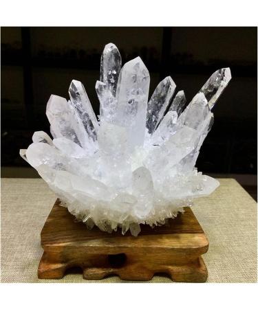 Natural Clear White Quartz Point Crystal Cluster Specimen qiangang (Size : 700g) - Buy Online on GoSupps.com