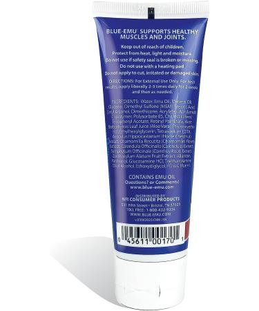 Blue Emu Original Super Strength Muscle and Joint Cream 3 oz - Travel Size Support for Muscles and Joints - Buy Online on GoSupps.com
