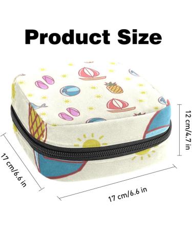 Portable Women's Binding-Up Bags | Menstrual Cup & Tampon Bags for Teens | Cute Multicolored Designs - Buy Online on GoSupps.com