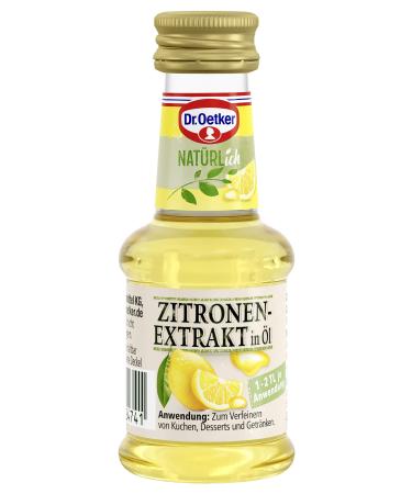 Dr.Oetker of course lemon extract 6 x 35 ml - obtained from Sicilian lemons gives the lemon extract cake and pastries or desserts an unmistakably heavenly citrus note.