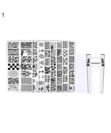 Kasituny Nail Creativity Molding Plate - DIY Steel Nail Stamping Dish Utensil for Unique Nail Art Design - Buy Online on GoSupps.com