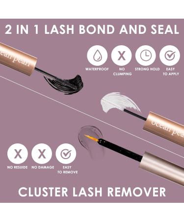 Lash Extension Kit 72 Cluster Individual Natural Lashes with Bond & Seal, Tweezers, Glue Remover | Easy DIY at Home 10-16mm C/D Curl - OP01 - Buy Online on GoSupps.com