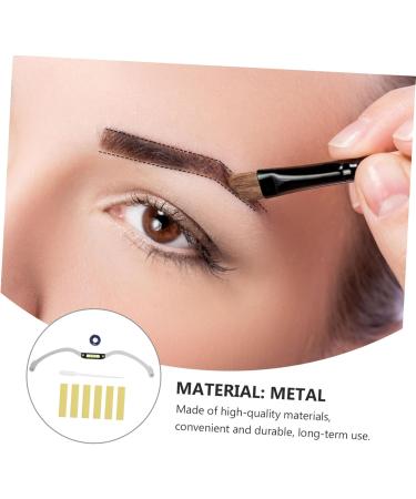 Hemoton 2 pcs Level Mapping Professional Ruler Premium Measuring Metal Eyebrow Marker Shaper Horizontal mediumx2pcs Silverx2pcs - Buy Online on GoSupps.com