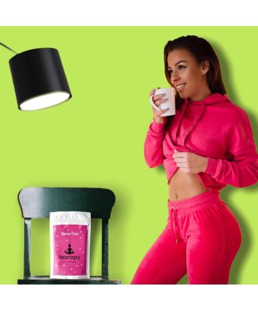 Tearapy BeauTea-Complexion Tea | Herbal Blend with Green Tea, Chrysanthemum, Honeysuckle & Hibiscus | 90g Loose Leaf - Buy Online on GoSupps.com