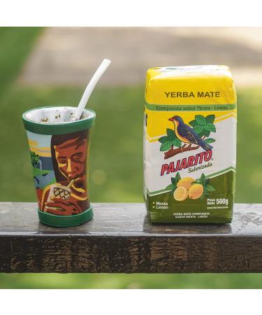  Yerbee Yerba Mate Tea Set Pajarito lemon 500 g | Yerba Mate du paraguay | Detox and Energy Drinks - Buy Online on GoSupps.com