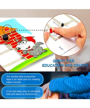 Tenubo Copper Foil Tape Set - 3 Sizes (0.24/0.31/0.39Inch) x 23Yards - Double-Sided Conductive for EMI Shielding, Guitar, Stained Glass, Electrical Repairs - 3 Pack - Buy Online on GoSupps.com