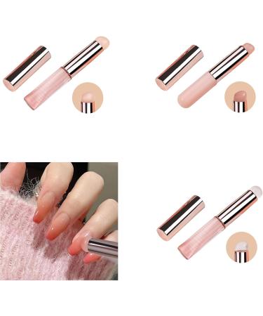 Silicone Nail Brush Lip Brush Nails Art Brushes Make Up Brush Round Head Lip Brush Brush Applicator Sticks Silicone Nail Brush Makeup Brush Brush Applicator Sticks For Women Pink - Buy Online on GoSupps.com