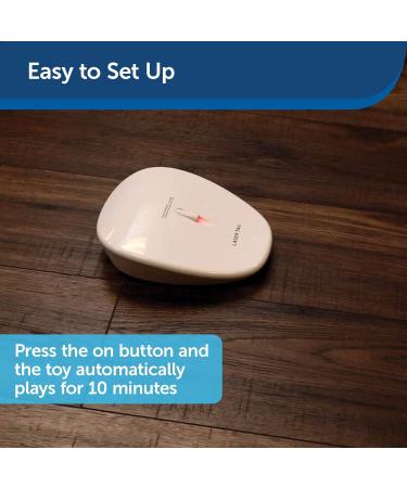 PetSafe Laser Tail Automatic Laser Light Interactive Playtime For Cats Moving Cat Toy White - Buy Online on GoSupps.com