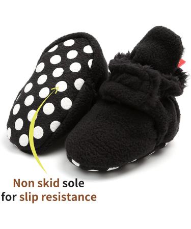 EDOTON Unisex Newborn Winter Boots - Warm & Non-Slip 12-18 Months Black - Buy Online on GoSupps.com