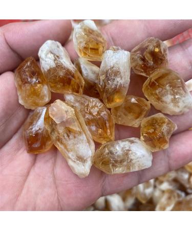 100g Bulk Rough Natural Citrine Point Quartz Druzy Crystal Cluster Specimen Stone Pendant Making Gifts - Buy Online on GoSupps.com