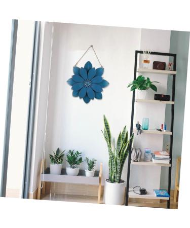 ULDIGI Metal Wall-mounted Artificial Flower Wall Iron Flower Pendant Metal Flower Hanging Wall Decor Rural - Buy Online on GoSupps.com