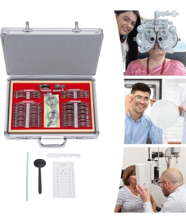Shop 104 PCs Metal Optometry Test Lens Set - Premium Aluminum Fashion Trial Frame for Opticians & Hospitals | International Shipping Available - Buy Online on GoSupps.com