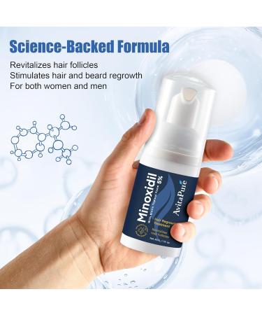 Yuaben Minoxidil Foam for Men & Women - 5% Biotin Infused Extra Strength Hair Regrowth Treatment - Combat Hair Loss - Buy Online on GoSupps.com