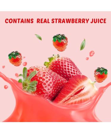 Amos 4D Gummy Candy Strawberry Burst - Fruity Jelly-Filled Natural Flavor - Resealable 2.29oz Bag (Pack of 6) - Buy Online on GoSupps.com