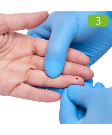 MediVena ONE-CARE PRO Safety Lancets 21G x 2.4mm 100/bx - Sterile & Convenient Sampling - Buy Online on GoSupps.com