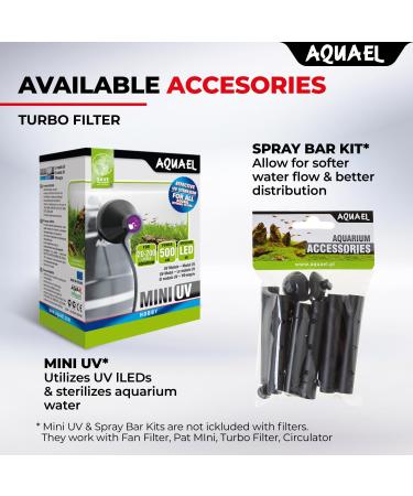 Aquael Filter Turbo 500 - High-Performance Aquarium Filter (1 Pack) for International Shipping - Buy Online on GoSupps.com