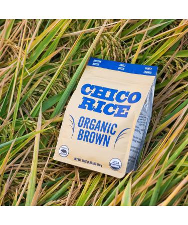 Chico Rice - 100% Organic California Japonica Calrose Medium Grain Rice - Vegan & Gluten Free - 30 oz (2 Pack) - Buy Online on GoSupps.com