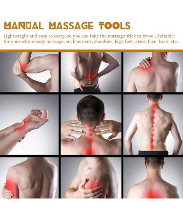 Muscle Scrap H Lantern Massage Tool - Handheld Acupuncture Point Massager for Back Neck & Body Relief - Buy Online on GoSupps.com